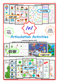 Articulation /R/ Bundle:  Picture Cards Games Activities