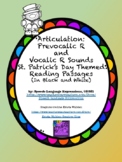 Articulation R and Vocalic R Reading Passages: St Patrick'