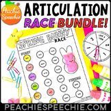 Articulation Race Seasonal BUNDLE for Speech Therapy