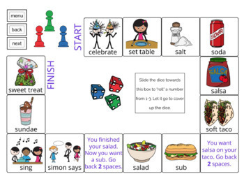 Articulation S Words Board Game All Word Positions Distance Learning