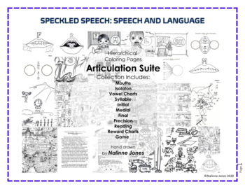 Preview of Speech Therapy Articulation - SUITE - 88 Pages!