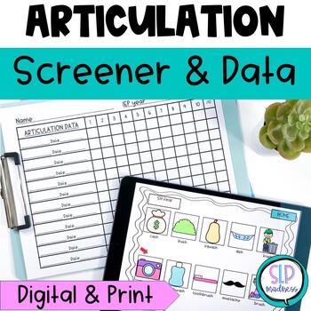 Preview of Speech Therapy Data Collection Sheets Articulation IEP Goals Objectives Tracking