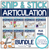 Articulation Sheets Speech Therapy | No Prep Worksheets | Bundle