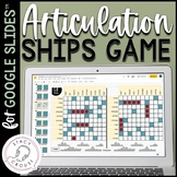Articulation Ships Game for Google Drive™ No Print Telethe