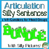 Articulation Silly Sentences Bundle