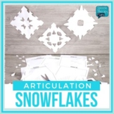 No Prep | Articulation | Snowflakes Winter Craft | Speech Therapy