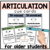 Articulation Sound Placement Cards: Visual Cues