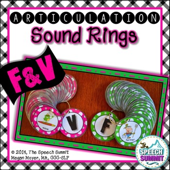 Preview of Articulation Sound Rings: F and V