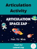 Articulation Space Zap - Final /ts/ Words