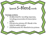 Articulation: Spanish S-Blend words