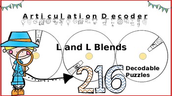 Preview of Articulation Spin and Decode: L and L Blends; Print-N-Go