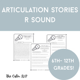 Articulation Stories Speech Therapy R Sound/Phoneme BUNDLE