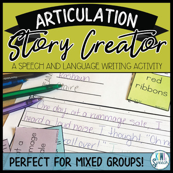 Preview of Articulation Story Creator - A Group Speech and Language Writing Activity