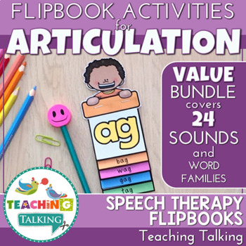 Verb Tenses. Flip Books for Speech Therapy Activities — Speech