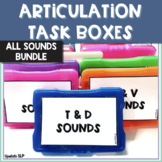 Articulation Task Card Boxes for Speech Therapy | All Soun