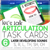 Articulation Task Cards- Later Developing Sounds | BOOM CA