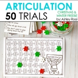 Articulation Trials for CHRISTMAS & WINTER: 50 Challenge FREEBIE!