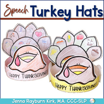 Preview of Articulation Turkey Hat: 100 Trial No-Prep Thanksgiving Craft