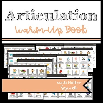 Preview of Articulation Warm-Up Book