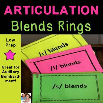 Preview of Articulation Word Lists | R S & L Blends | Consonant Clusters | Auditory Bombard