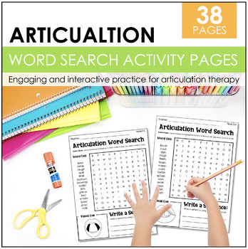 Preview of Articulation Word Search Bundle