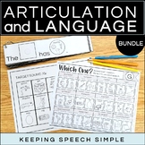 Articulation and Language Bundle - Describing and Answerin