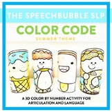 Articulation and Language Color by Code - Summer