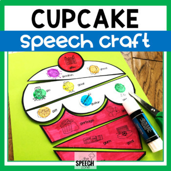 Preview of Articulation and Language Cupcake Speech Craft