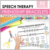 Articulation and Language Friendship Bracelets for Speech Therapy