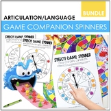 Articulation and Language Game Companion Spinners for Spee