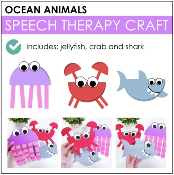 Articulation And Language Speech Therapy Crafts Ocean Animals TpT   Original 8042749 4 