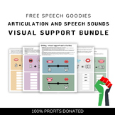 Articulation and Speech Sounds visual support BUNDLE