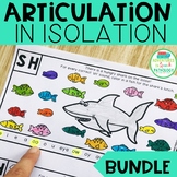 Articulation in Isolation Worksheets – BUNDLE