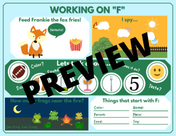Preview of Articulation mat - f words - /f/ sound - Speech Therapy