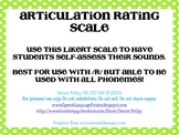 Articulation self-rating scale