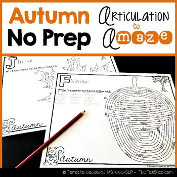 Preview of Articulation to A-MAZE: Autumn Edition