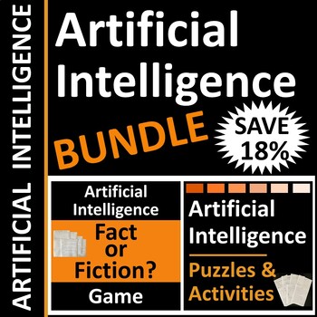 Preview of Artificial Intelligence AI Activities Bundle