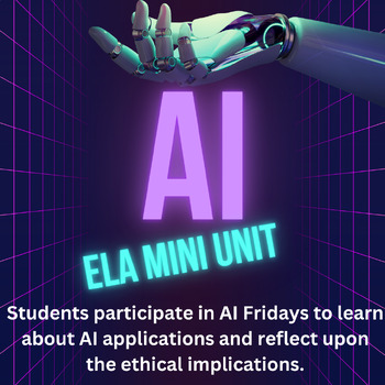 Preview of Artificial Intelligence (AI) ELA Mini Unit