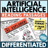 Artificial Intelligence AI Reading Passages - DIFFERENTIAT
