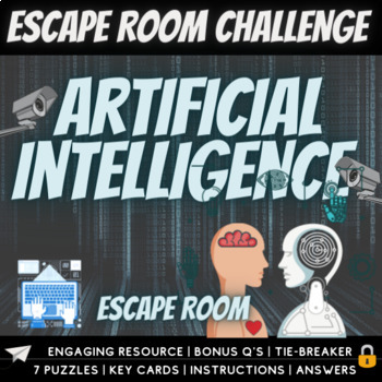 Preview of Artificial Intelligence AI Escape Room Challenge AI Team Building