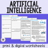 Artificial Intelligence - Reading Comprehension Worksheets