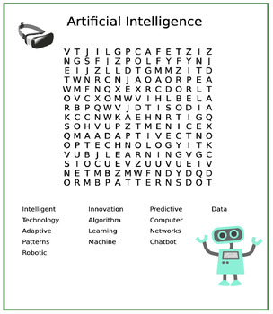 Preview of Artificial Intelligence Word Search
