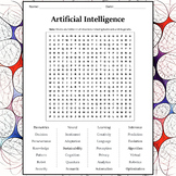 Artificial Intelligence Word Search Puzzle Worksheet Activity