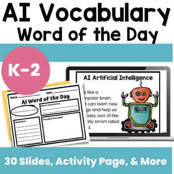 Preview of Artificial Intelligence (AI) for Students Chat GPT Vocabulary Word of the Day