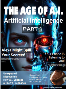 Preview of Artificial intelligence Bundle #1 ESL Reading Comprehension Conversation Writing