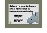 Artikulasie: Die /r/ klank in Konsonant-kombinasies