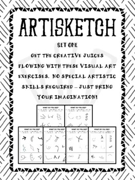 Preview of Artisketch set 1 Creative Drawing Imagination Exercises