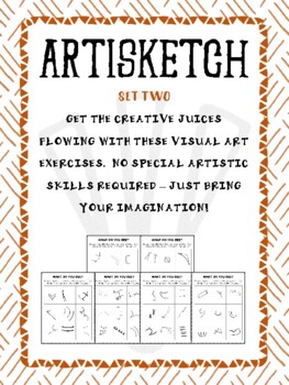 Preview of Artisketch set 2 Creative Drawing Imagination Exercises
