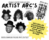 Artist ABC's Vol. 2 Poster Contemporary Black Artists - Bl