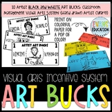 Artist Art Bucks- Classroom Management Incentive System